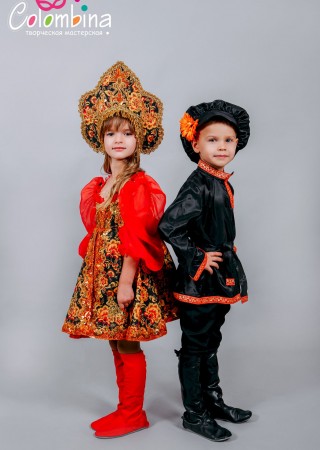 Русский народный костюм 862. Хохлома