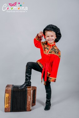 Русский народный костюм. 871. Хохлома. Косоворотка